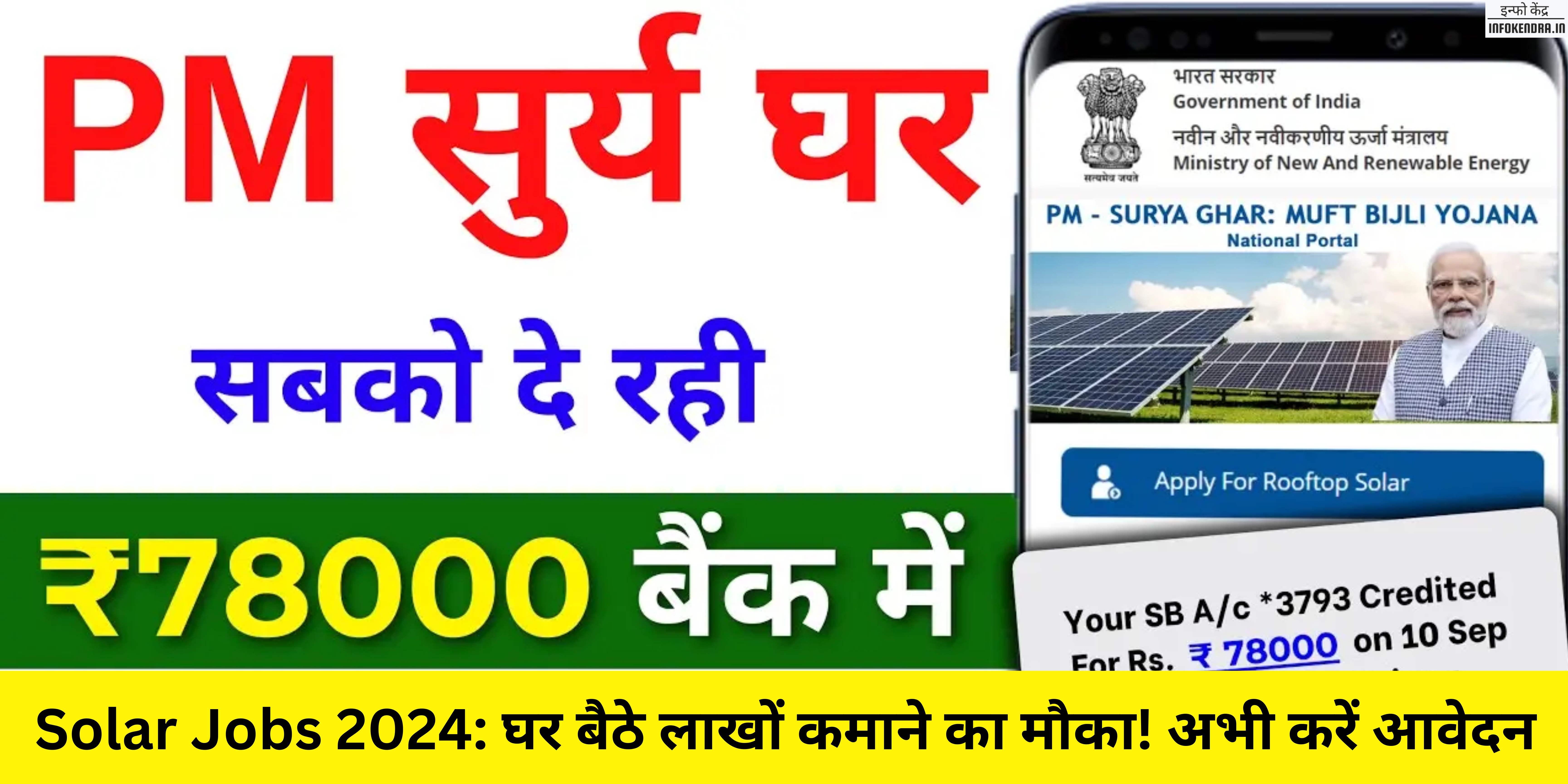 Solar Jobs 2024: घर बैठे लाखों कमाने का मौका! अभी करें आवेदन